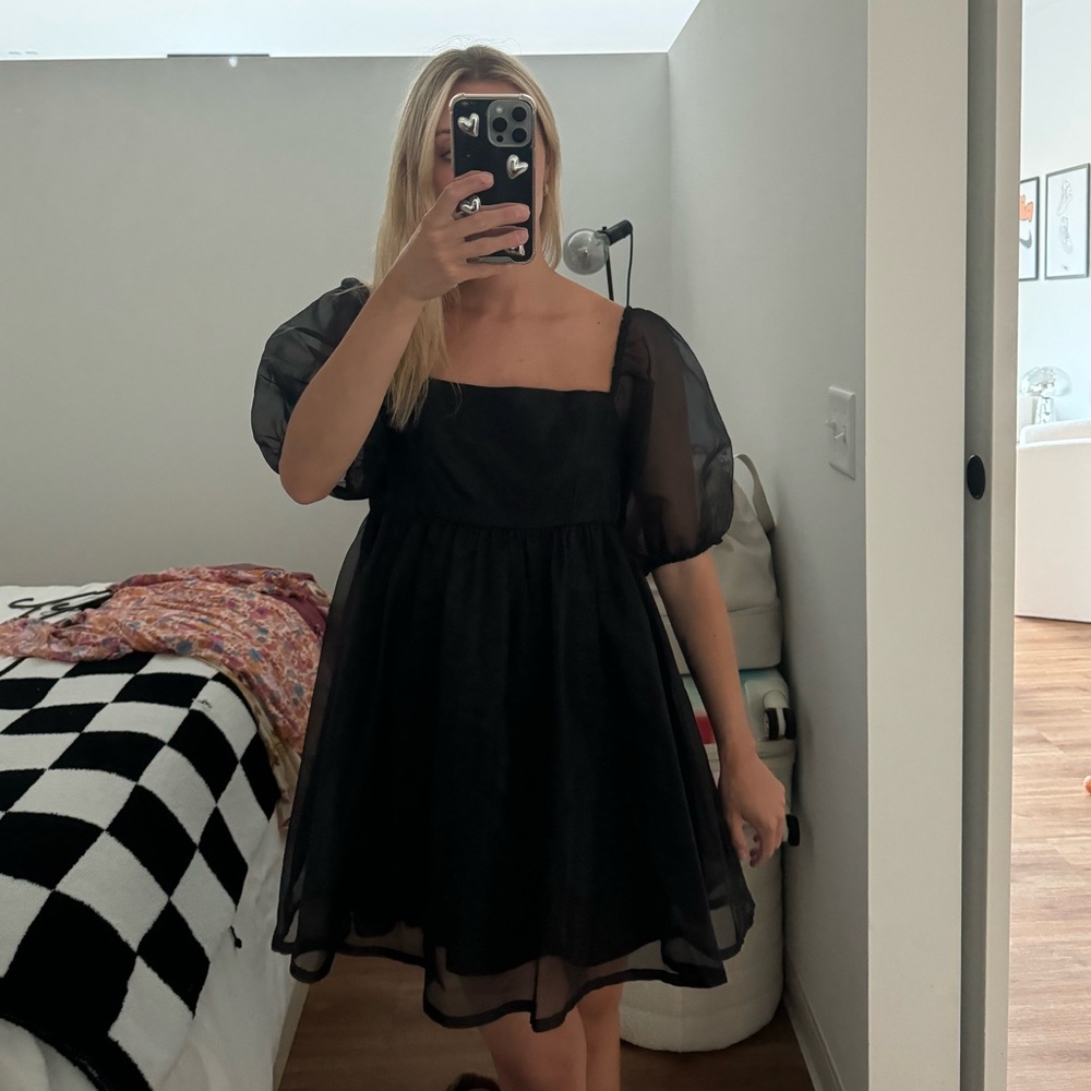 black dress